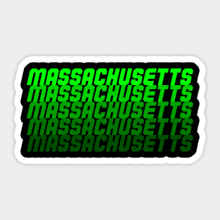 Massachusetts Sticker